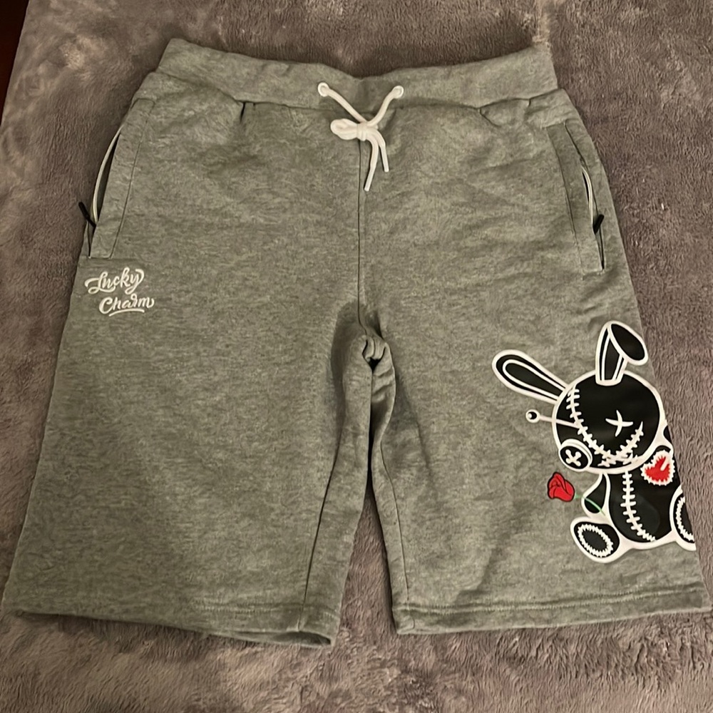 Cool Grey Sweatshorts (NEVER WORN)